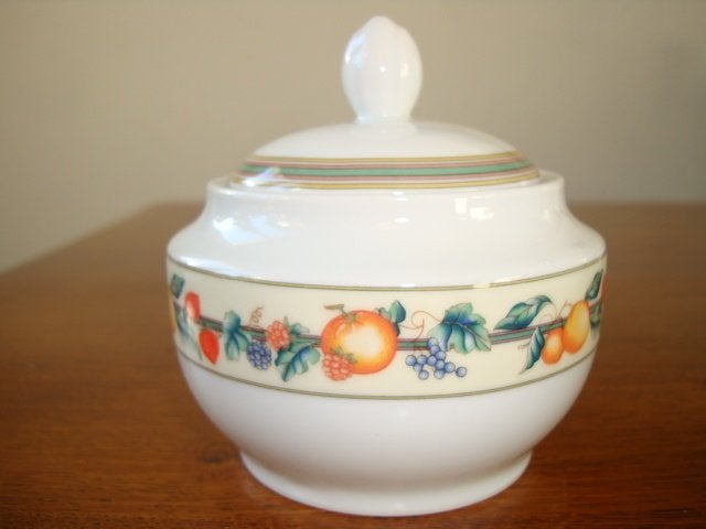 Porseleinen Potje met Deksel "Fruit" Merk:"R" Bavaria Nieuw, Overige typen, Nieuw, Ophalen of Verzenden, Overige stijlen