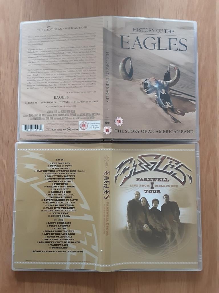 The Eagles: History of the Eagles & Farewell Tour 4DVD box, Ophalen of Verzenden, Zo goed als nieuw, Documentaire, Boxset