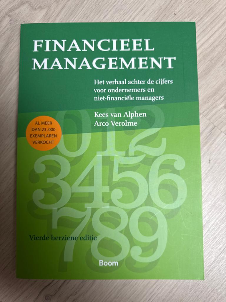 Financieel Management - Kees van Alphen & Arco Verolme, Ophalen of Verzenden, Zo goed als nieuw, Economie en Marketing