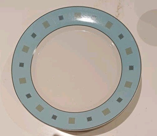8 stuks borden, vaatwasser- en magnetronbestendig, Gebruikt, Keramiek, Ophalen of Verzenden, Bord(en)