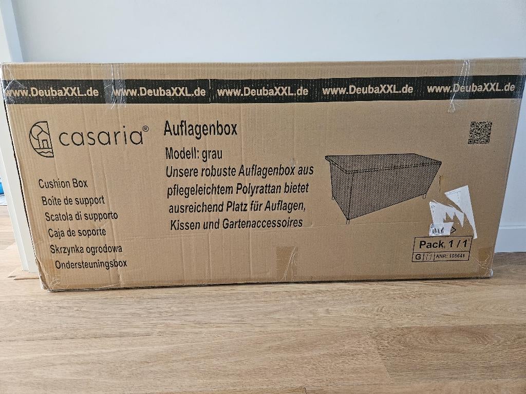 Kussenbox - Cushion box - 270L, Ophalen, Nieuw, Kunststof, Containerberging
