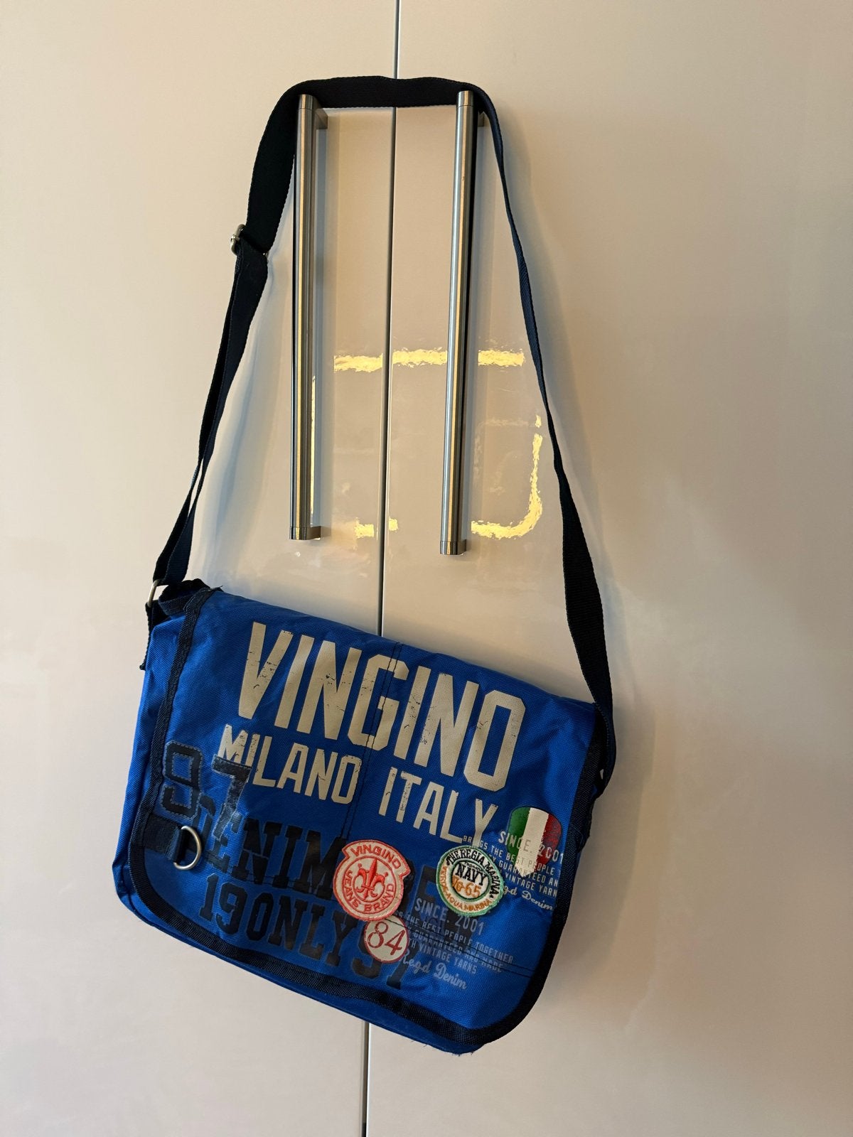 Vingino Milano Italy schoudertas blauw, Ophalen of Verzenden, Gebruikt, Blauw, Overige merken