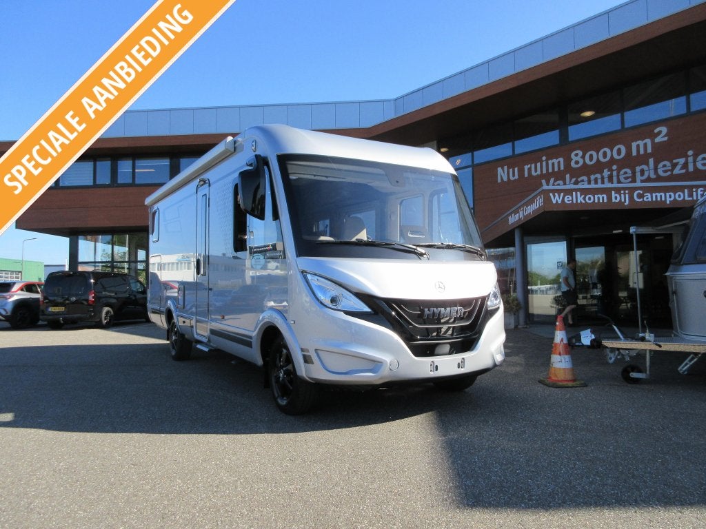 Hymer B-MC I 680 SLC dubbele bodem, Caravans en Kamperen, Ringverwarming, Luifel, Winterisolatie, Diesel