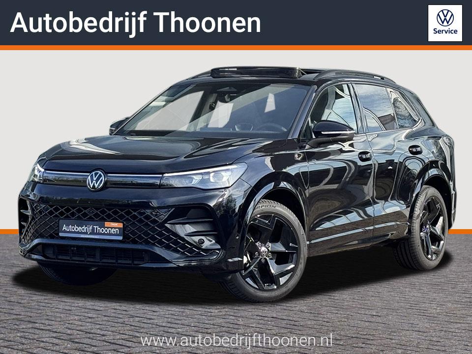 Volkswagen Tiguan 1.5 eTSI R-Line Edition | 360 camera | M, 4 cilinders, 150 pk, Zwart, Bedrijf