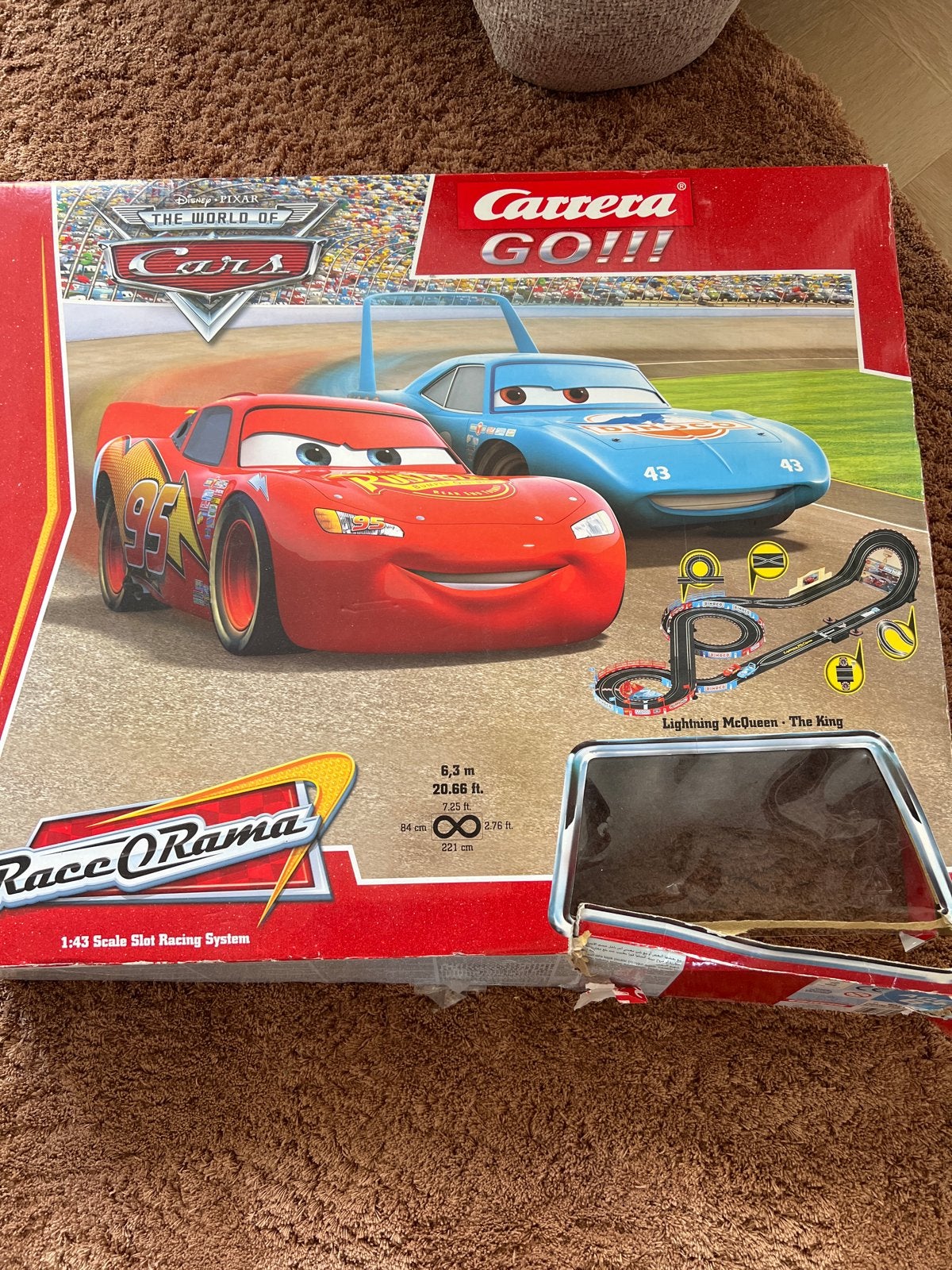 Carrera GO!!! Racebaan Disney Pixar Cars Race O Rama, Kinderen en Baby's, Speelgoed | Racebanen, Ophalen, Carrera, Elektrisch