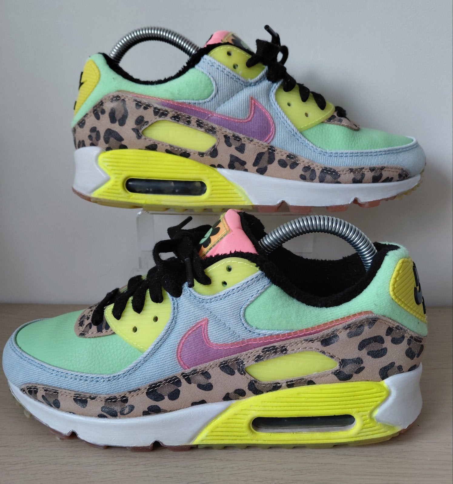 Nike air, Verzenden, Zo goed als nieuw, Groen, Sneakers of Gympen