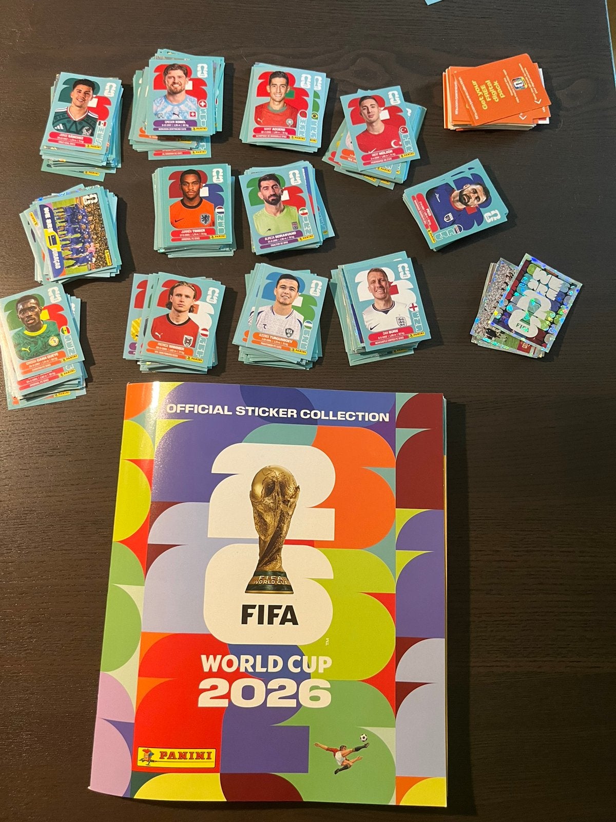 Wk 2026 voetbal stickers 2026 ruilen, Ophalen of Verzenden, Zo goed als nieuw, Meerdere stickers