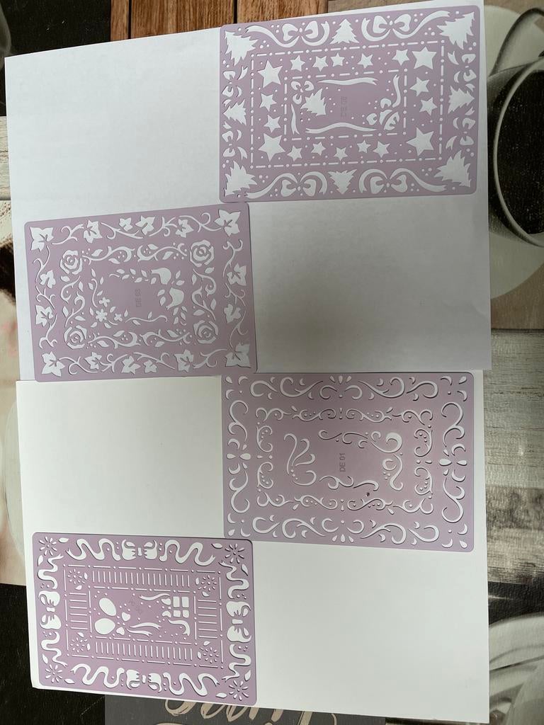 Embossing mallen 2, Ophalen of Verzenden, Zo goed als nieuw, Overige thema's, Pons of Mal