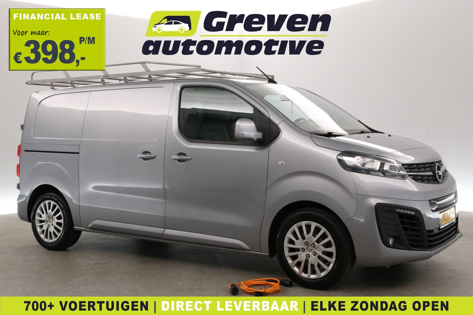 Fiat E-Scudo Opel Vivaro-e 75 kWh L2H1 Innovation | Snellade, Auto's, Bestelauto's, 136 pk, Gebruikt, 303 km, Origineel Nederlands
