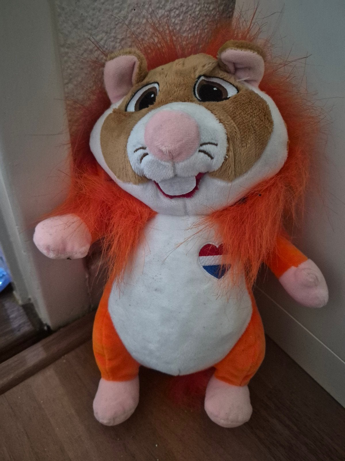 Oranje Hamster Knuffel, Oranje, Gebruikt, Overige merken, Overige karakters
