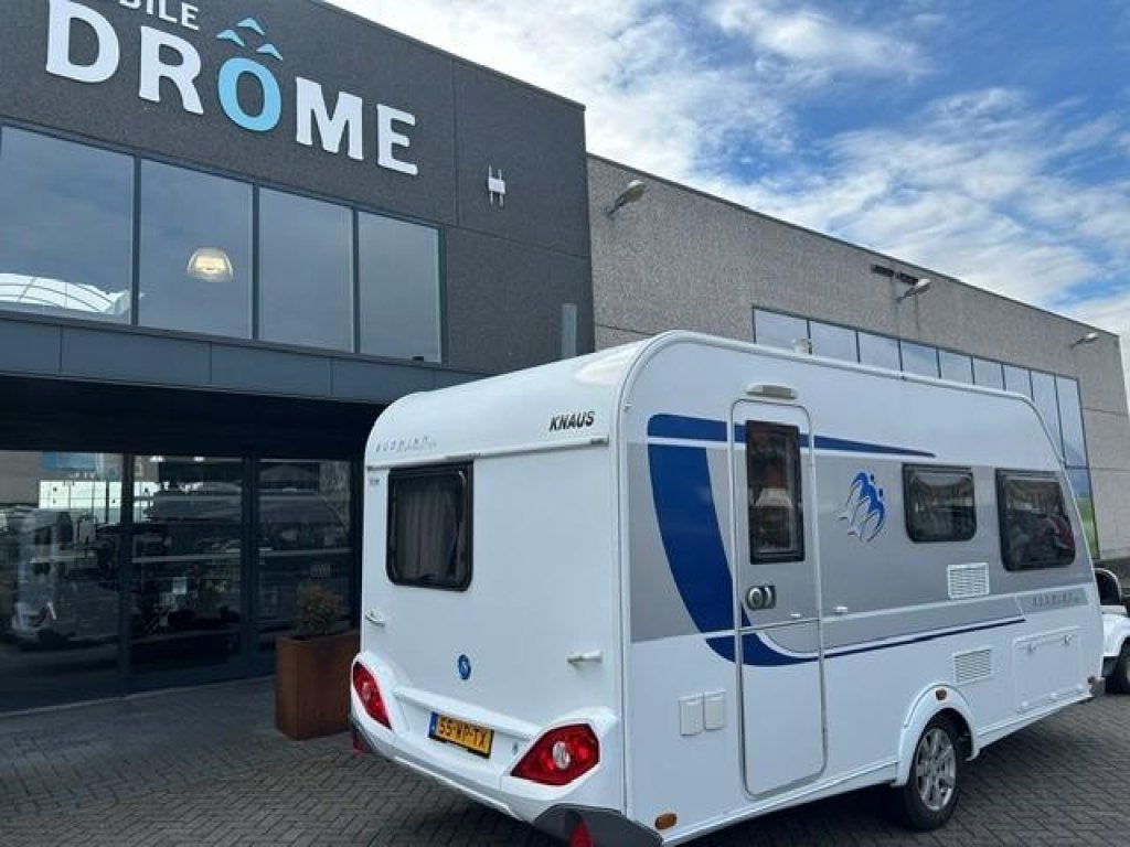 Knaus Sudwind Silver Selection 420 QD, Caravans en Kamperen, Caravans, Schokbreker, Bedrijf, Treinzit, Tot en met 3
