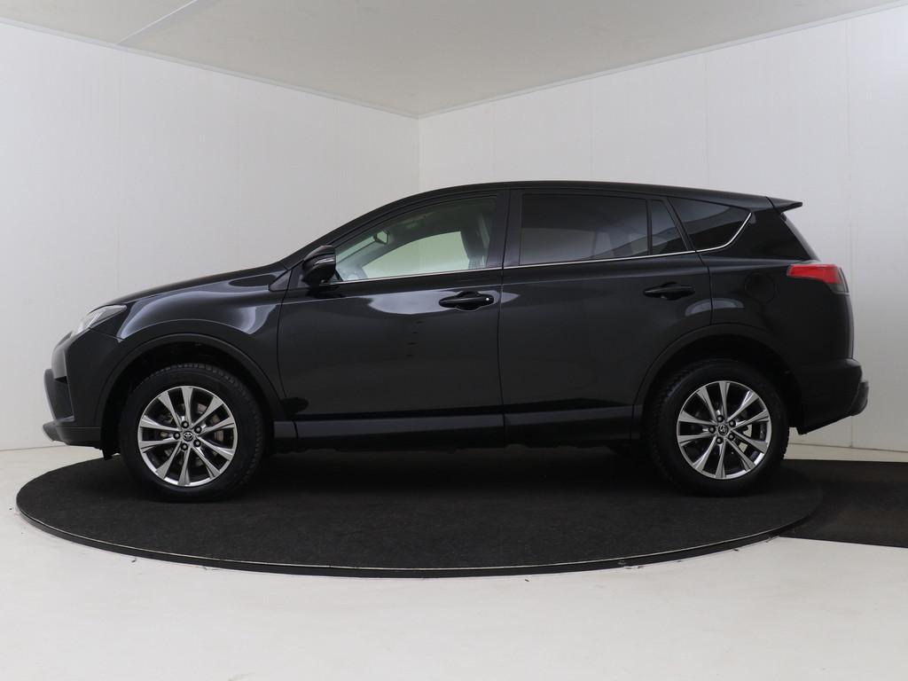Toyota RAV4 2.5 Hybrid Executive (bj 2016, automaat), 12 maanden, Euro 6, Zwart, Leder