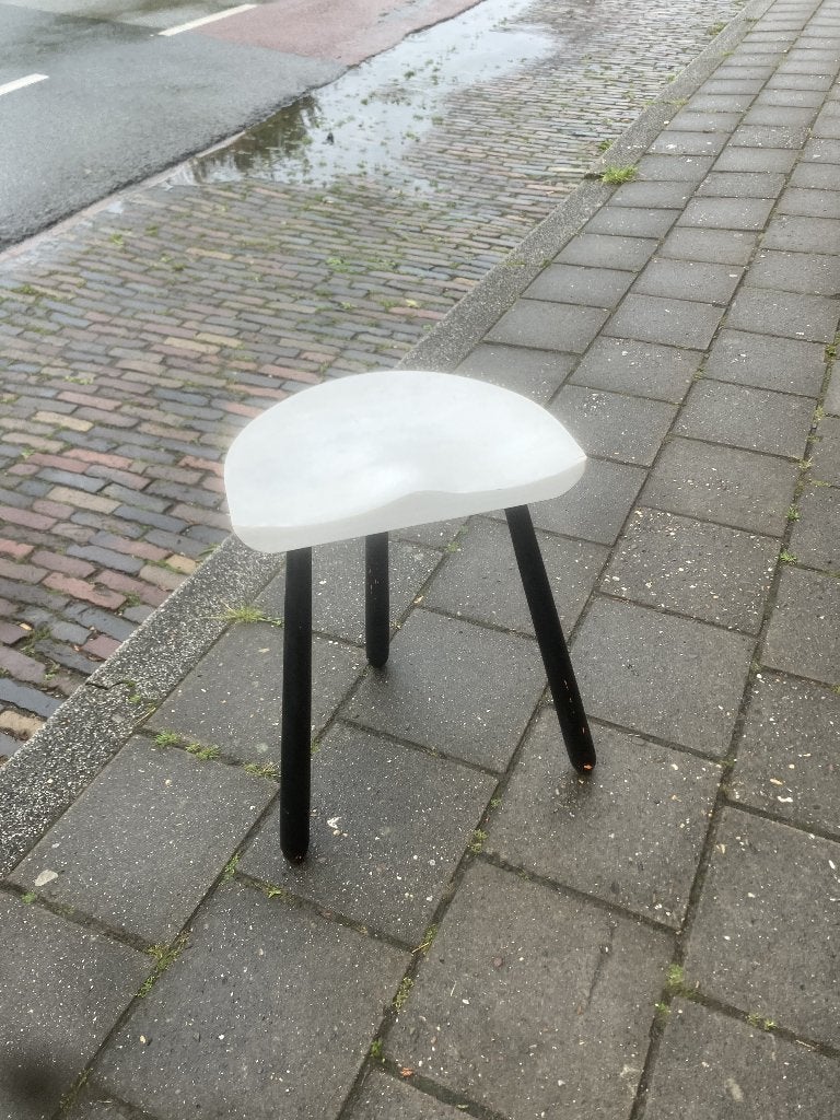 Karakteristieke vintage zadel kruk - 59 a 60 cm hoog, Ophalen of Verzenden, Gebruikt, Hout