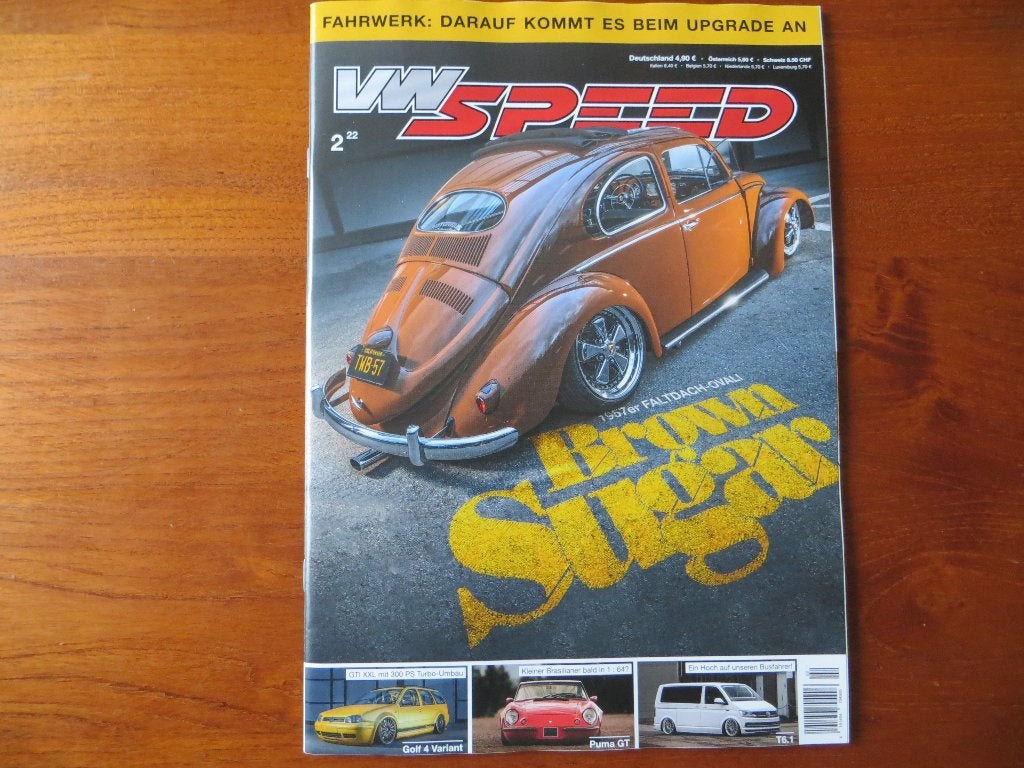 VW Speed 2 2022 Volkswagen Kever Ovaal, Golf 4 Variant, Puma, Ophalen of Verzenden, Nieuw, Volkswagen