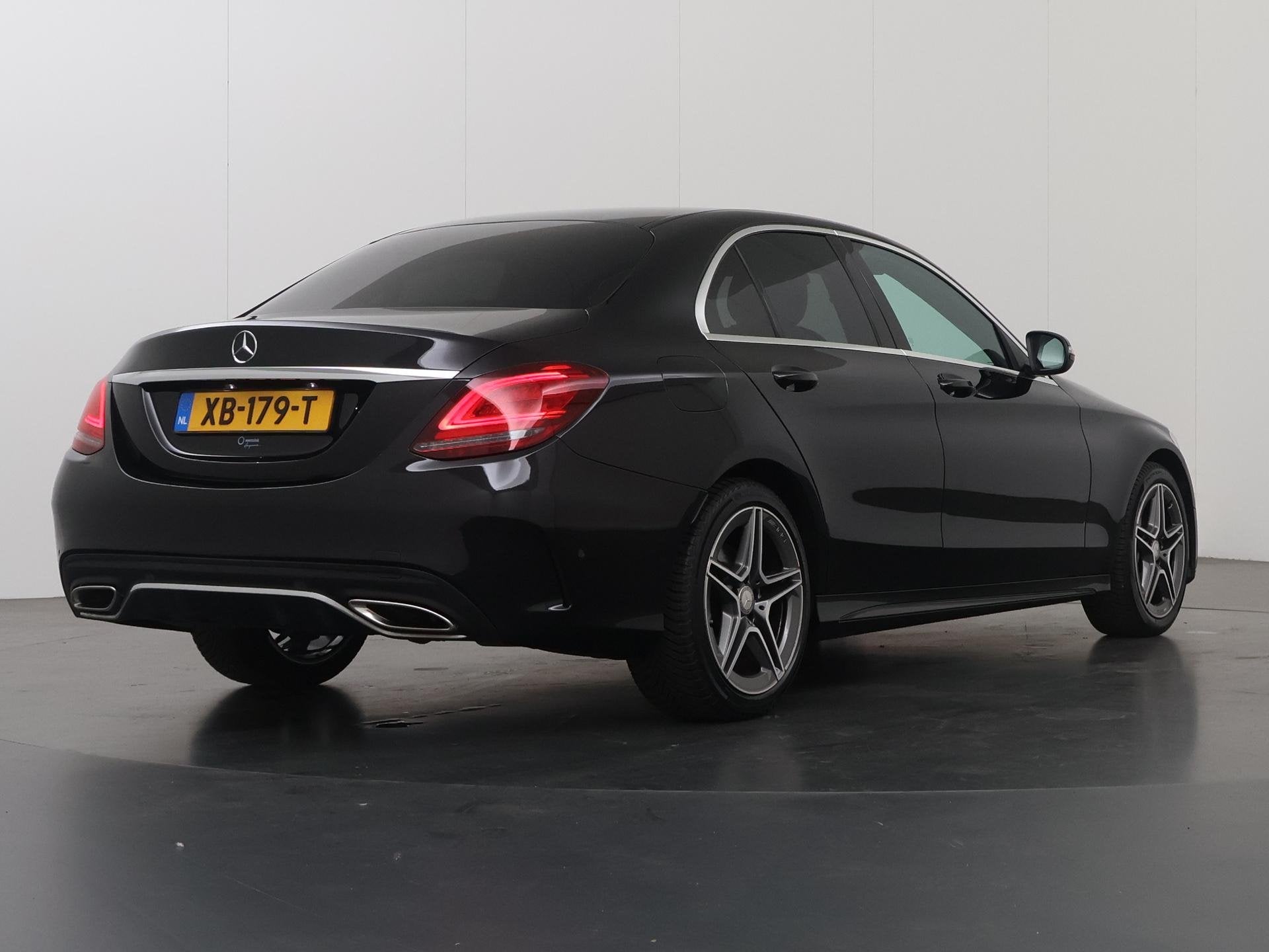 Mercedes-Benz C-klasse 160 Business Solution AMG | Stoelverw, Auto's, Euro 6, 4 cilinders, 129 pk, Leder en Stof