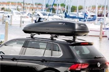 Te huur in Brabant: Hapro Zenith 6.5 dakkoffer (390 liter), Auto diversen, Ophalen, Zo goed als nieuw