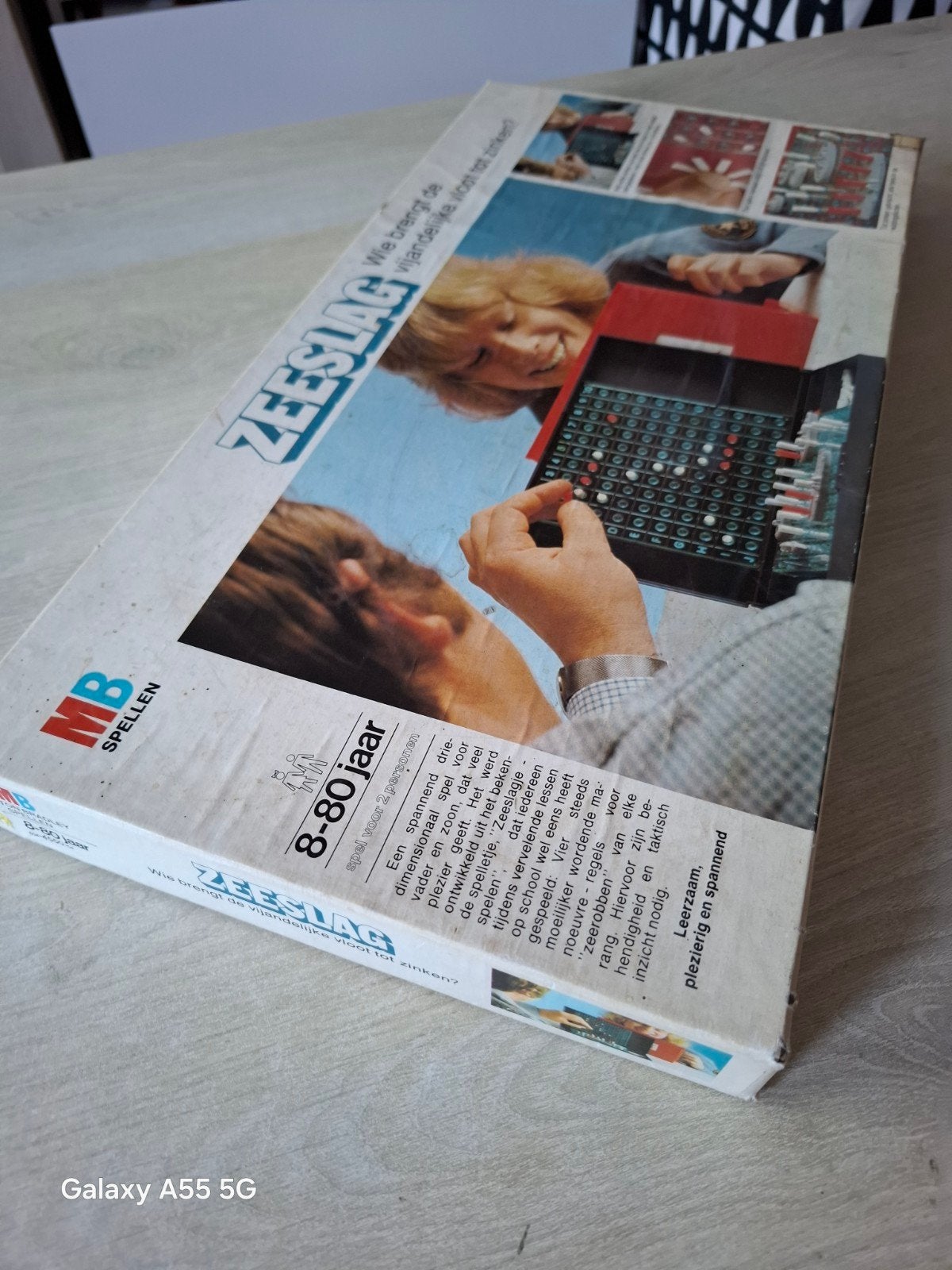 Vintage MB Spellen Zeeslag Bordspel - Compleet, Niet beschikbaar voor vintage product, Een of twee spelers, Ophalen of Verzenden