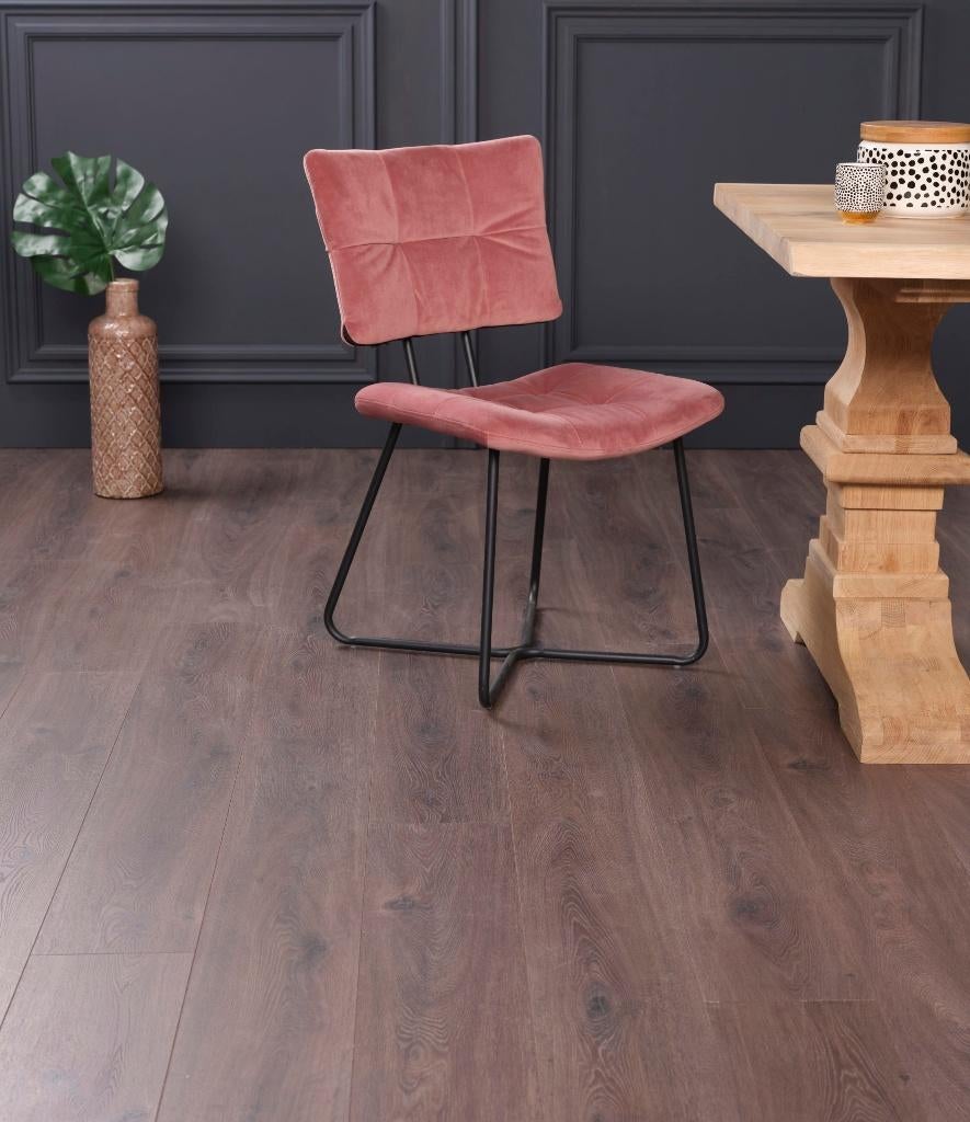 85m2 Laminaat houtlook donkerbuin 8 mm!, Bruin, 75 m² of meer, Nieuw, Ophalen of Verzenden