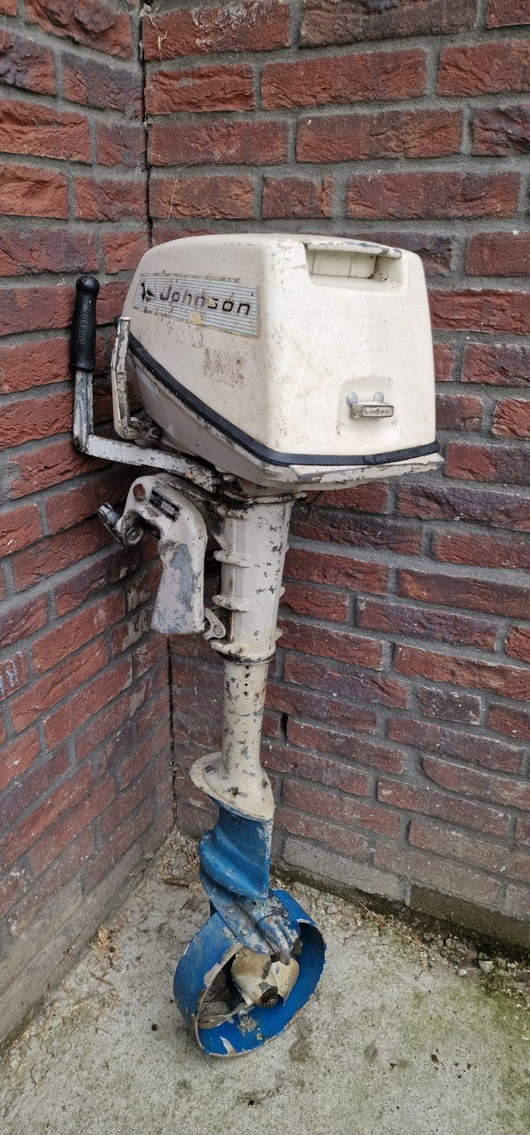 Johnson buitenboordmotor LDL10S - Vintage model, Gebruikt, Minder dan 5 pk, Ophalen of Verzenden, Buitenboordmotor