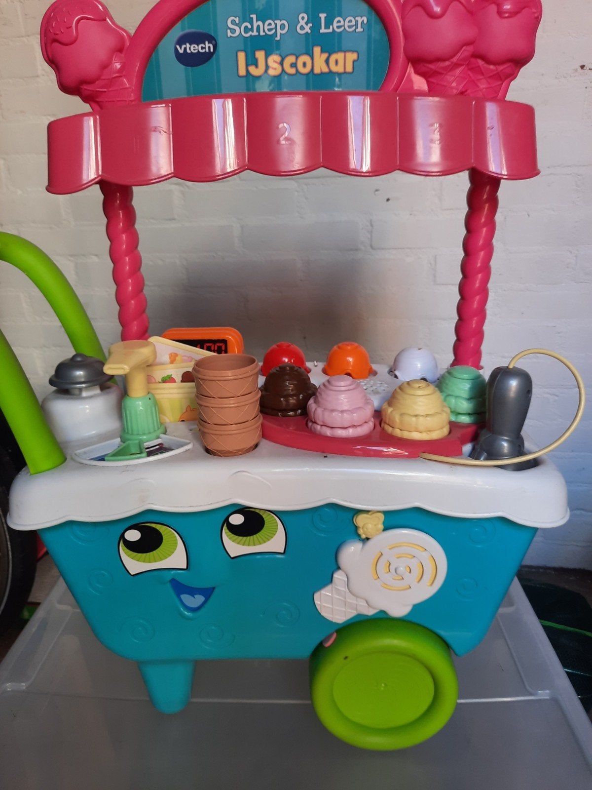 Vtech Schep & Leer IJscokar met geluid en muziek, Ophalen, Gebruikt, Met geluid