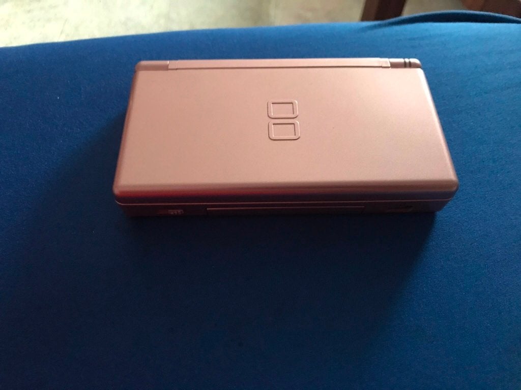 Nitendo DS lite + Tetris DS en pen, Met games, Verzenden, Zo goed als nieuw, Roze