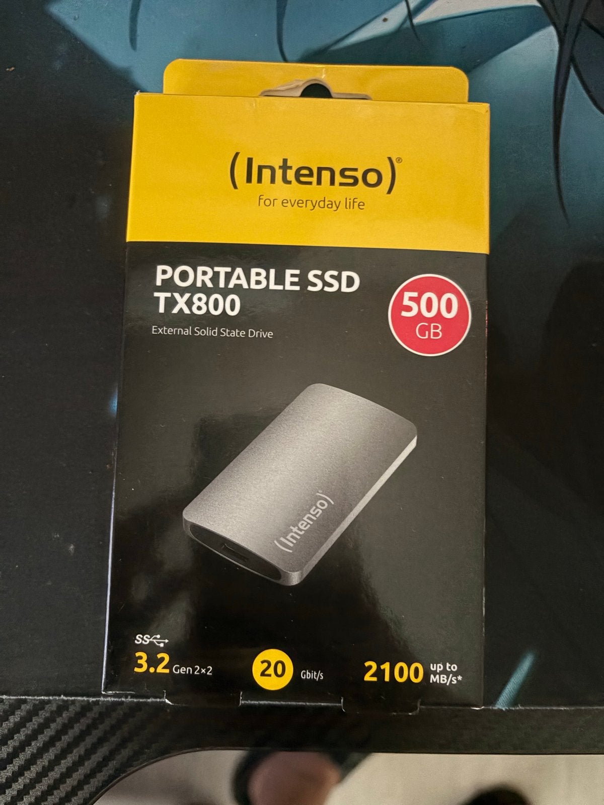 Intenso Portable SSD TX800 500GB - Nieuw en Ongebruikt, Computers en Software, Harde schijven, Server, SSD, Nieuw, Ophalen of Verzenden