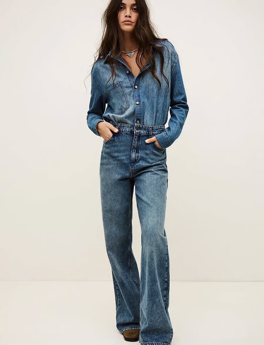 Nieuw! ba&sh / bash jumpsuit bloom mt 40, Verzenden, Nieuw, Maat 38/40 (M), Blauw