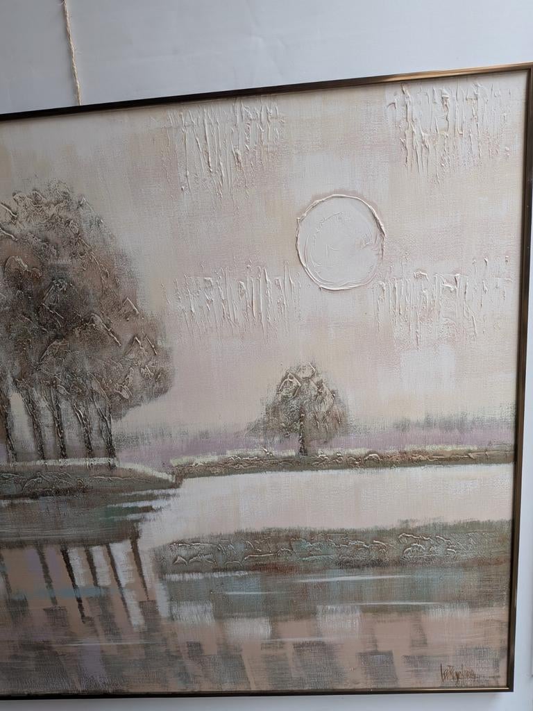XXL Gesigneerd Schilderij “Lee Reynolds” | 153 x 123 cm, Ophalen