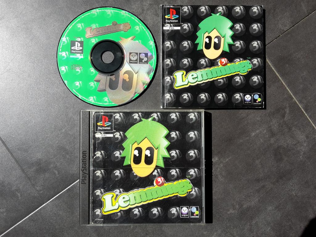 PS1 - 3D Lemmings - PlayStation 1, 1 speler, Ophalen of Verzenden, Zo goed als nieuw, Vanaf 3 jaar