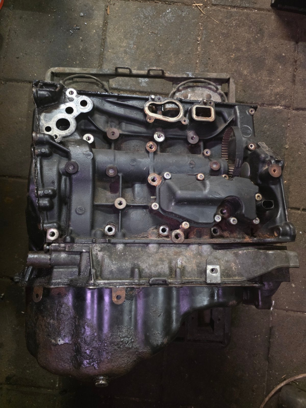 Audi A4 A5 Q5 2.0 TFSI quattro motorblok onderblok CDN, Ophalen, Gebruikt, Audi