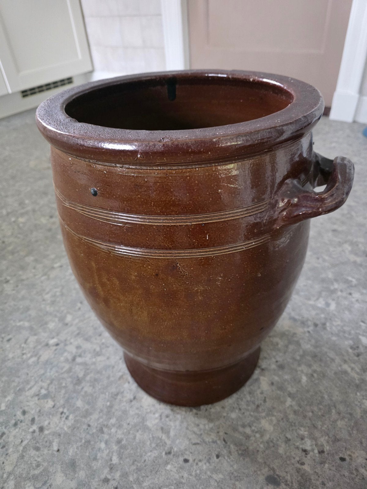 Antieke aardewerken pot met handvatten, Antiek en Kunst, Ophalen