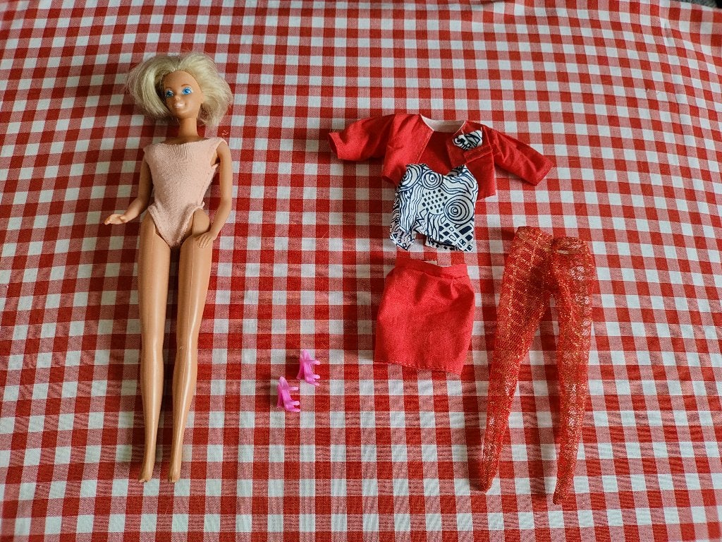 Vintage Barbie 1966 Mattel, Ophalen of Verzenden, Gebruikt, Pop