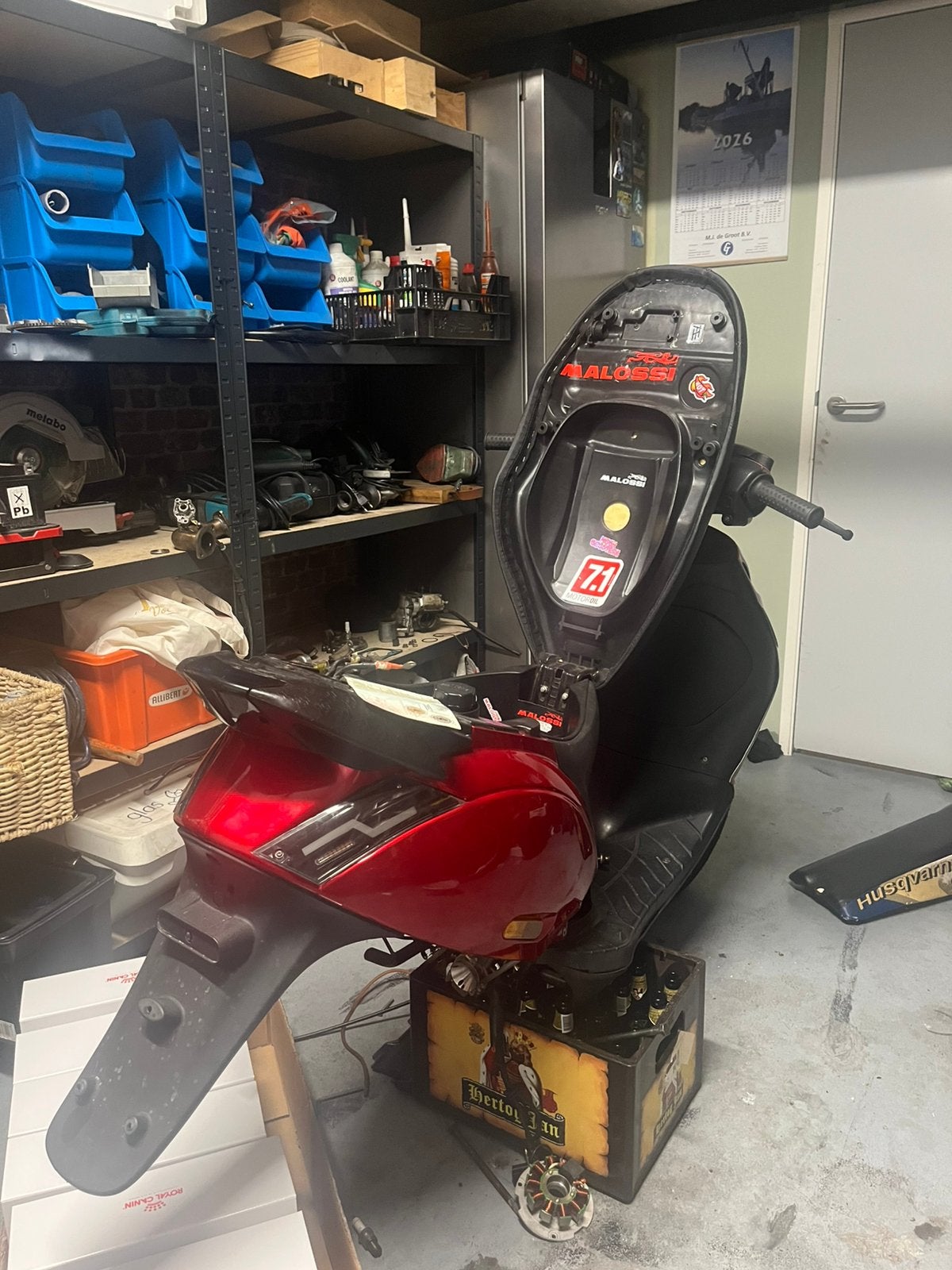 Zip frame snor compleet (teruil tegen skr frame compleet!), Ophalen, Zo goed als nieuw, Piaggio