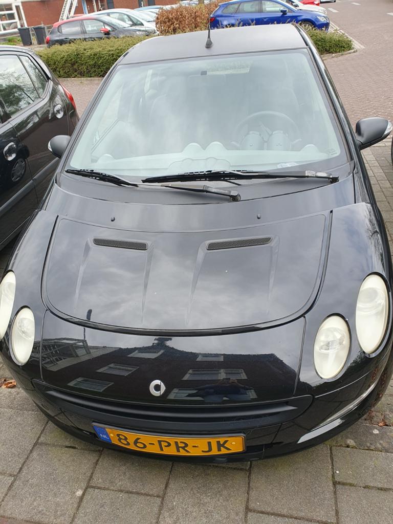 Smart ForFour 1.1 2004 Zwart, Auto's, Voorwielaandrijving, Zwart, Origineel Nederlands, Handgeschakeld