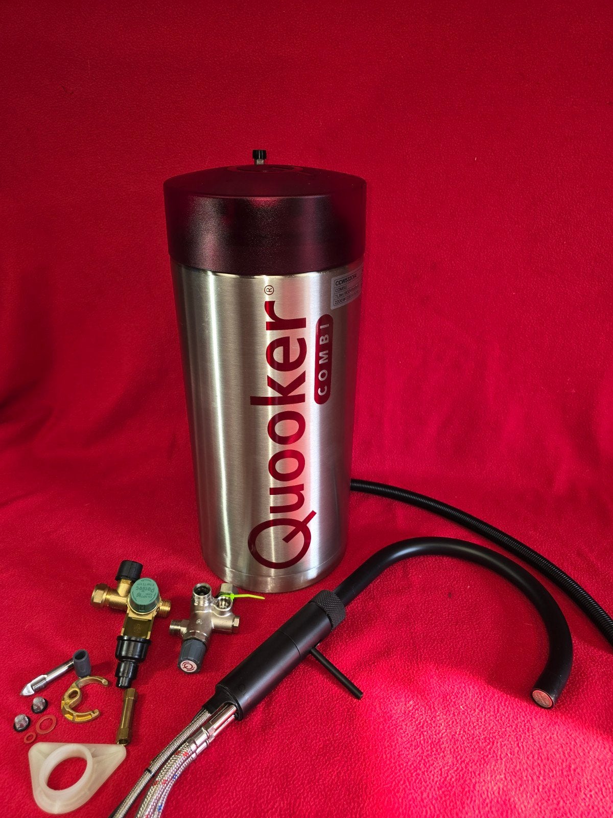 Combi Quooker 2.2 met een Fusion Round Black kraan, Huis en Inrichting, Ophalen, Minder dan 50 cm, Gebruikt, Minder dan 100 cm