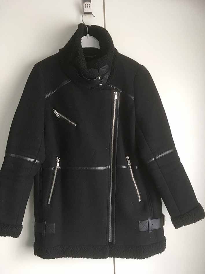 Zwarte Coolcat Dames Winterjas met rits Maat 36, Zwart, Ophalen of Verzenden, Zo goed als nieuw, Coolcat