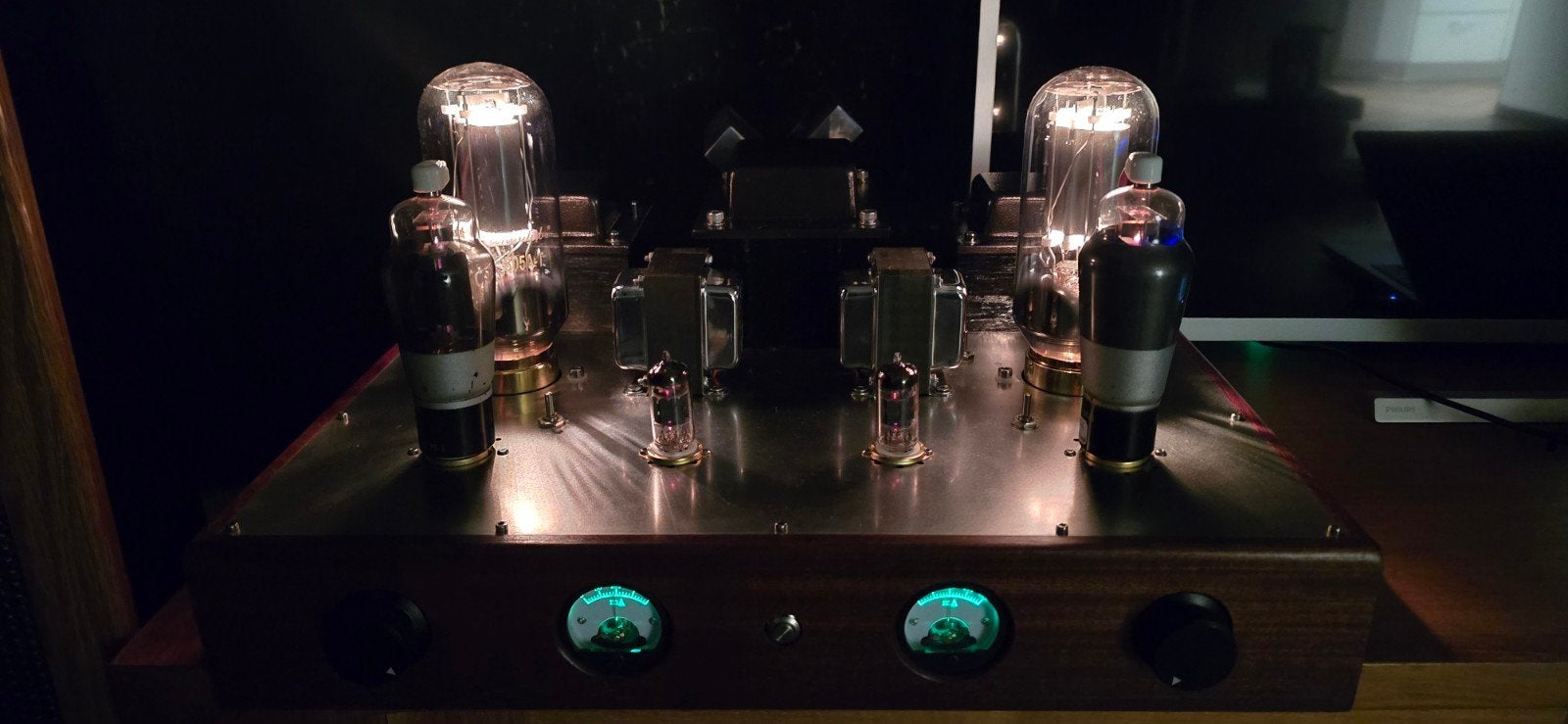 Tube amp 805 TRIODE-CLASS A Singel Ended, Ophalen of Verzenden, Versterker