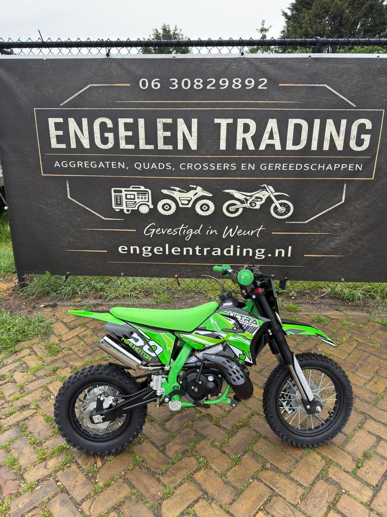 49cc kickstart minicrosser crossmotor kawasaki nieuw koshine, Ophalen, Nieuw