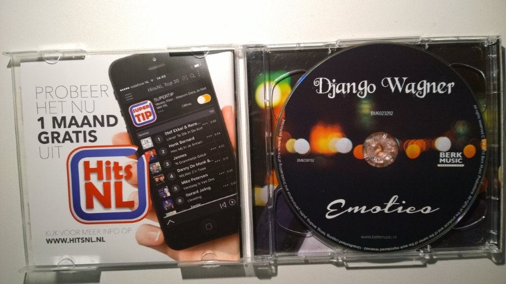 Django Wagner - Emoties (CD + DVD), Inclusief DVD, Ophalen of Verzenden, Zo goed als nieuw, Levenslied of Smartlap