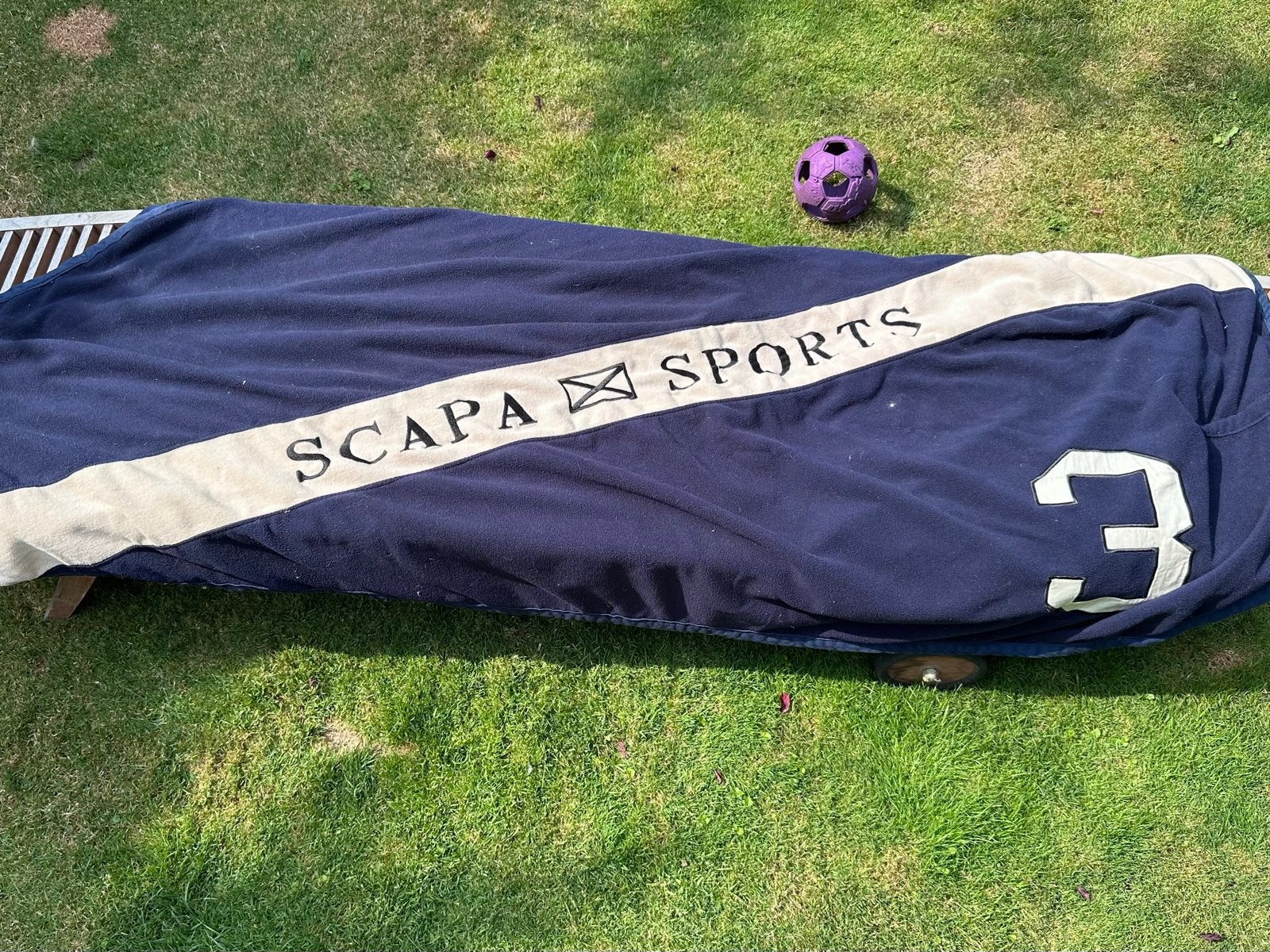 Fleecedeken Scapa sport, Dieren en Toebehoren, Paarden en Pony's | Dekens en Dekjes, Verzenden, Zo goed als nieuw