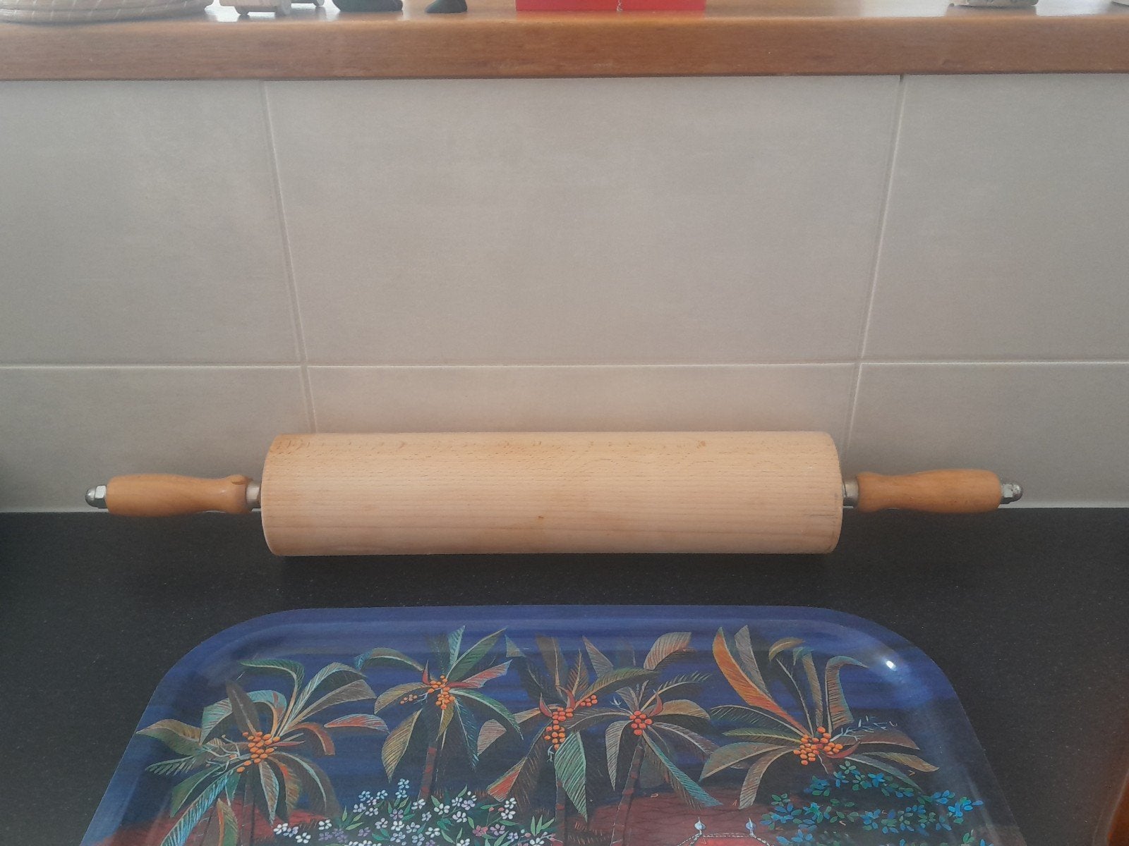 Houten deegroller, Ophalen, Hout, Bruin, Overige typen