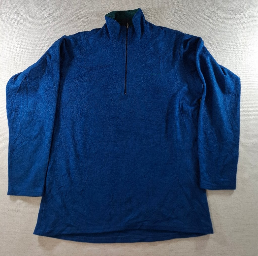 Patagonia Quarter-Zip Vest (Capilene) – Blauw, Maat M, Kleding | Heren, Zo goed als nieuw, Patagonia, Verzenden, Maat 48/50 (M)