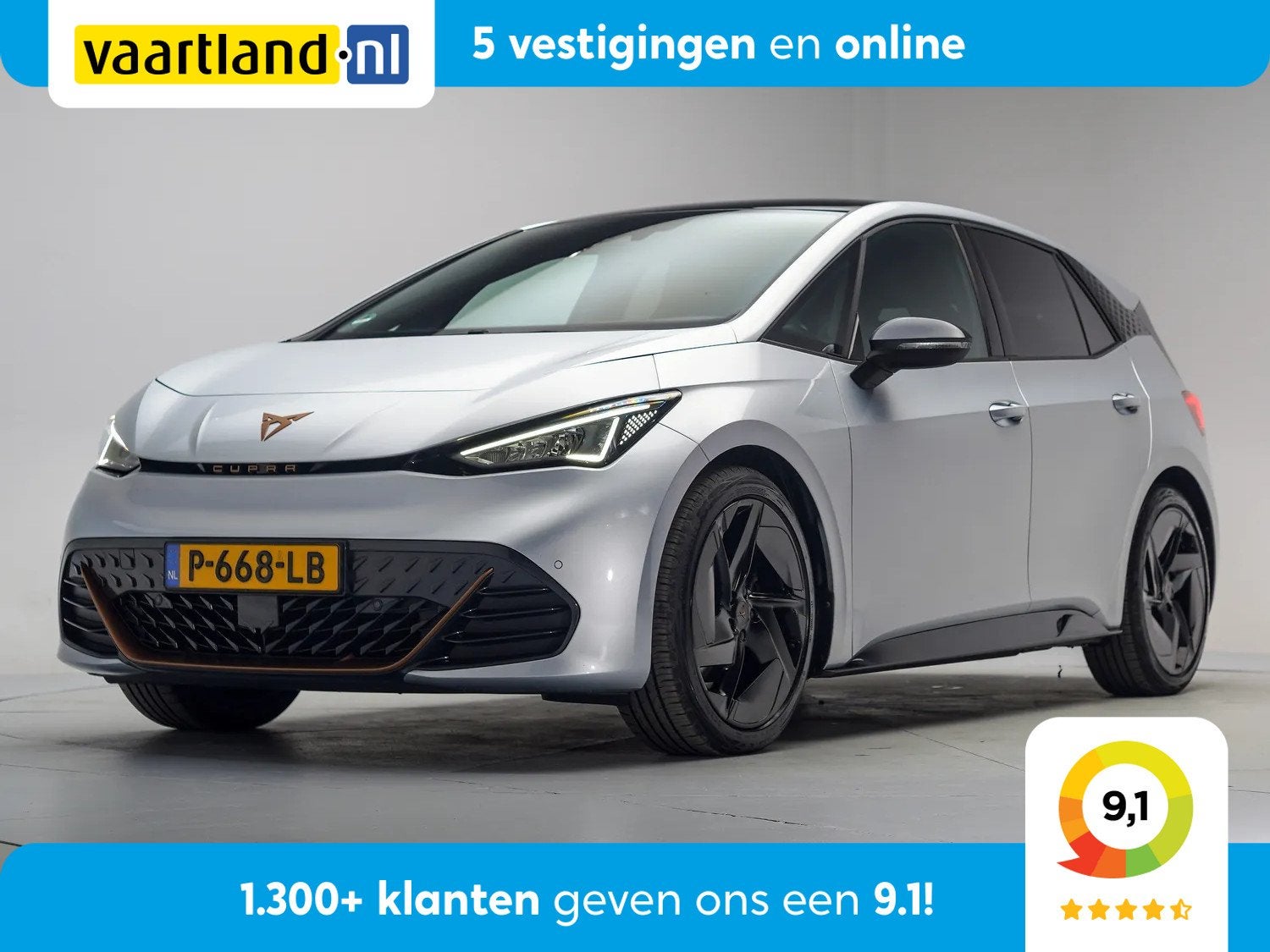CUPRA Born Copper Ed.One 62 kWh [ Panoramadak Camera Apple C, Auto's, Automaat, 0 cilinders, Gebruikt, Origineel Nederlands