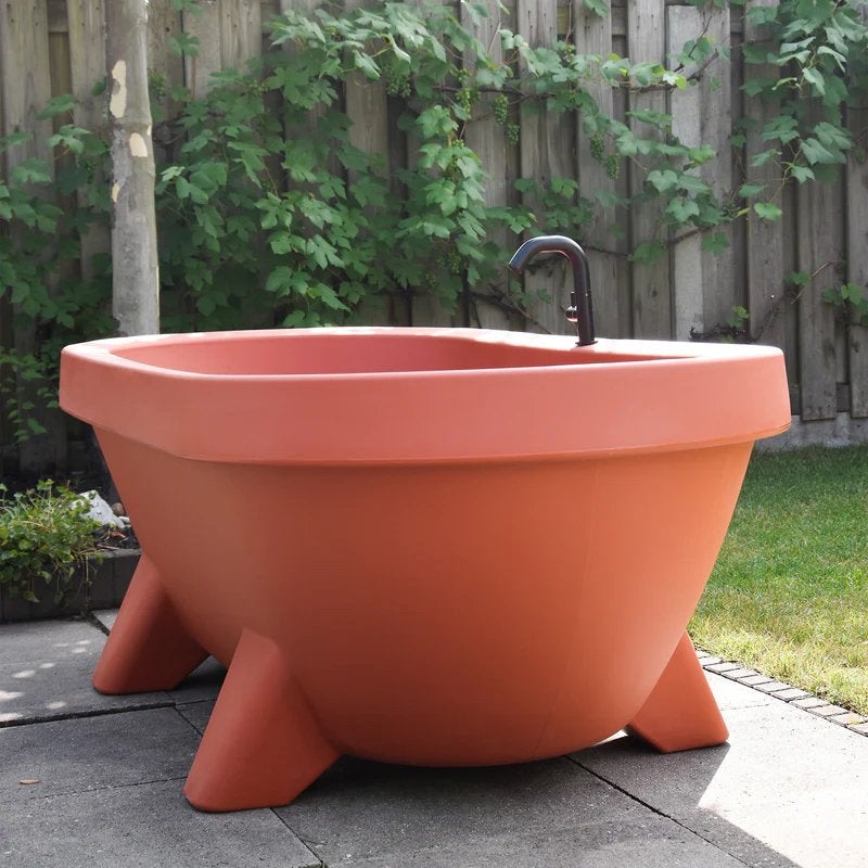 Gardentub terracotta NIEUW in doos, Tuin en Terras, Bubbelbaden en Hottubs, Ophalen, Nieuw, Afdekzeil, Vast