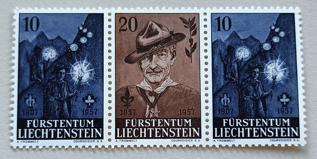 Liechtenstein 1957 scouting, Ophalen of Verzenden, Overige landen, Postfris