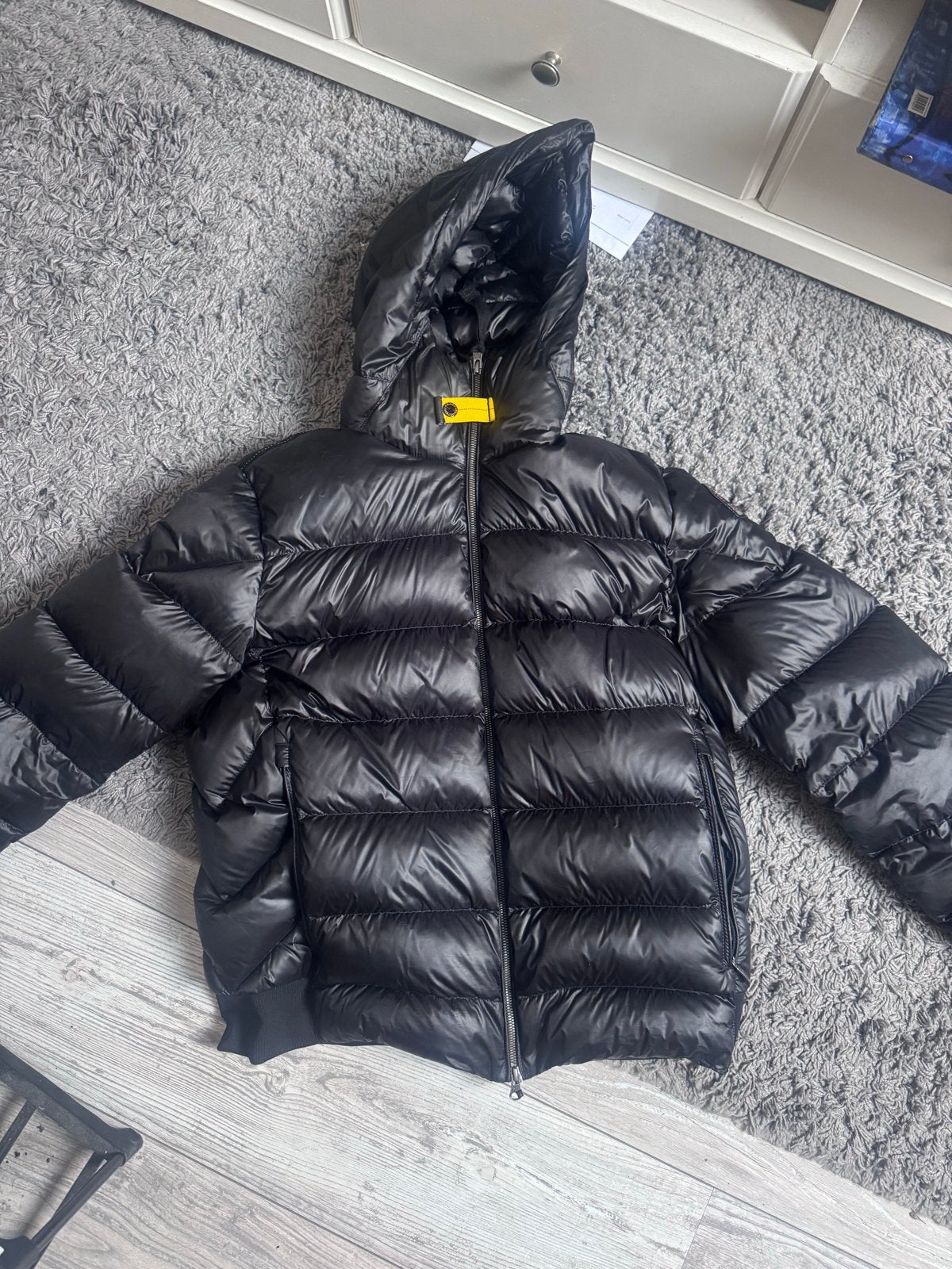 Parajumpers Sheen Puffer Jas Zwart Maat XL (valt als L), Kleding | Heren, Jassen | Winter, Ophalen of Verzenden, Nieuw, Maat 52/54 (L)