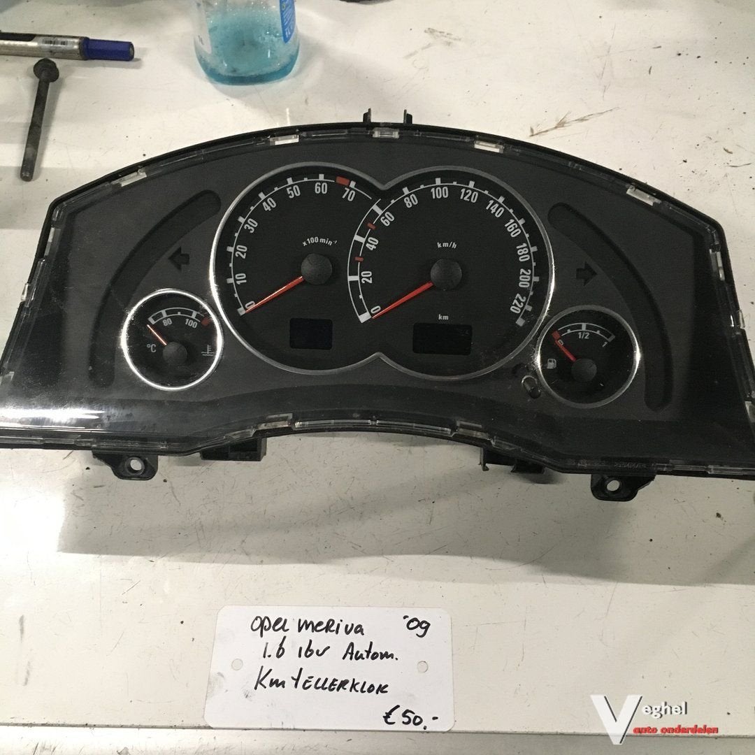 Opel Meriva 1.6 16v automaat Km Tellerklok, Gebruikt, -, -, Ophalen of Verzenden