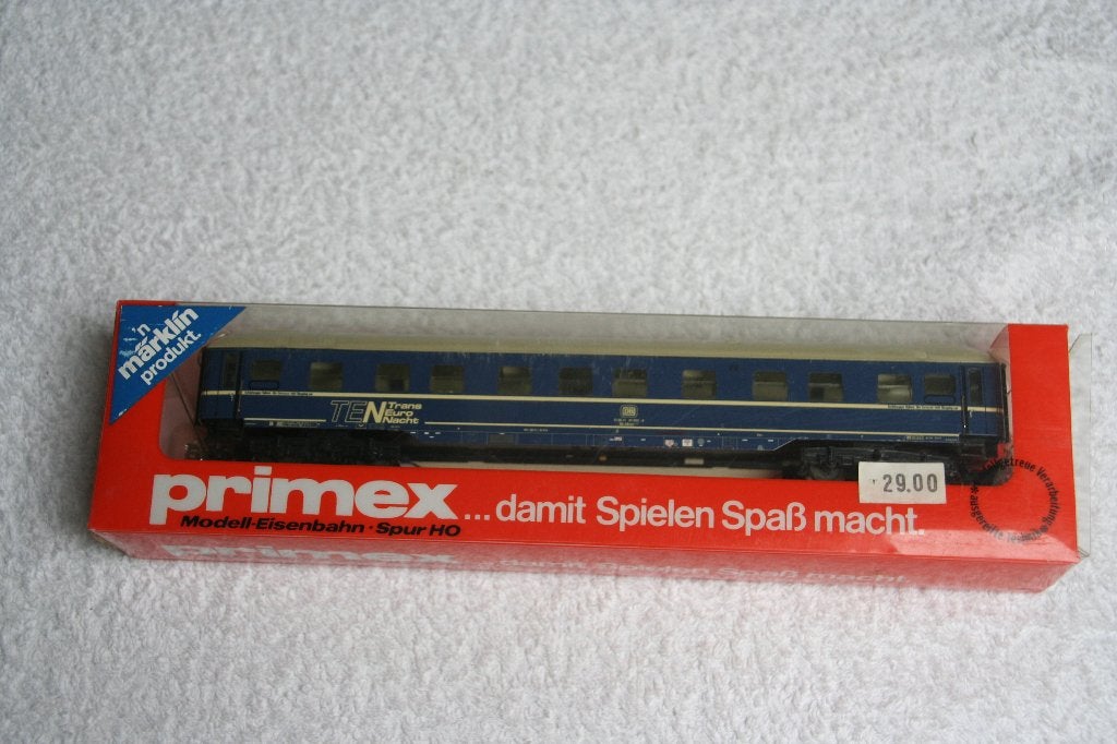Primex H0 4010 Slaapwagen TEN WLABmh DB (5-3), Wisselstroom, Ophalen of Verzenden, Märklin, Nieuw