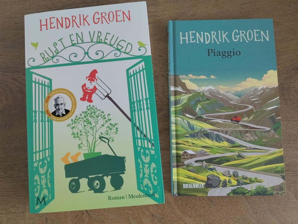 Hendrik Groen roman pakket: Rust en vreugd & Piaggio, Boeken, Ophalen of Verzenden, Zo goed als nieuw, Hendrik Groen, Nederland