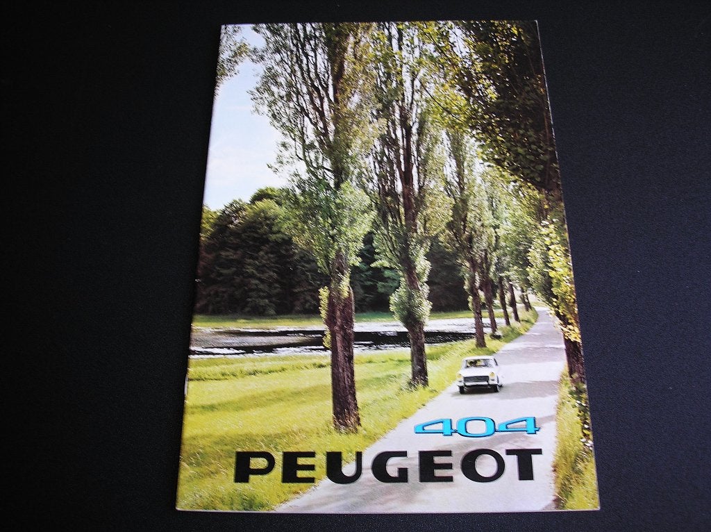 Peugeot 404 sedan grand tourisme, 1969, Ophalen of Verzenden, Gelezen, Peugeot